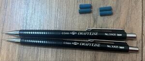 Vintage Alvin Draft Line XA05 0.5mm Mechanical Pencils Japan Tested Lot 2